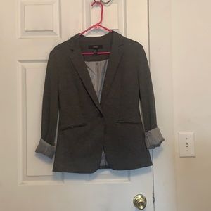 Gray blazer